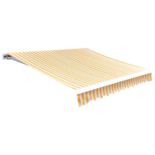 Luifeldoek 3X2,5 M Canvas Zonnebloem Geel En Wit