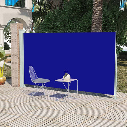 Tuinscherm Uittrekbaar Blauw