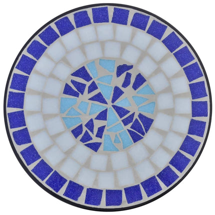 Bijzeltafel Mozaïek En Wit