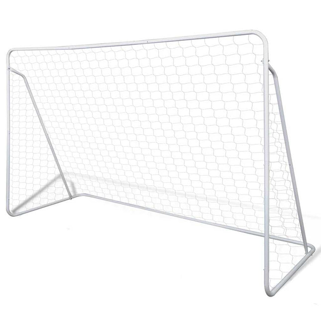 Voetbaldoelset Hoogwaardig 240X90X150 Cm Staal