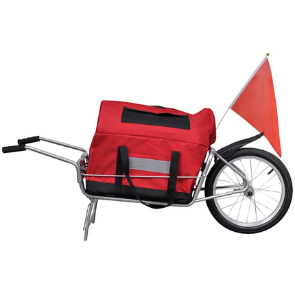 Fietstransporttrailer Met 1 Wiel En Opbergtas