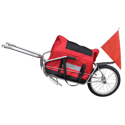 Fietstransporttrailer Met 1 Wiel En Opbergtas