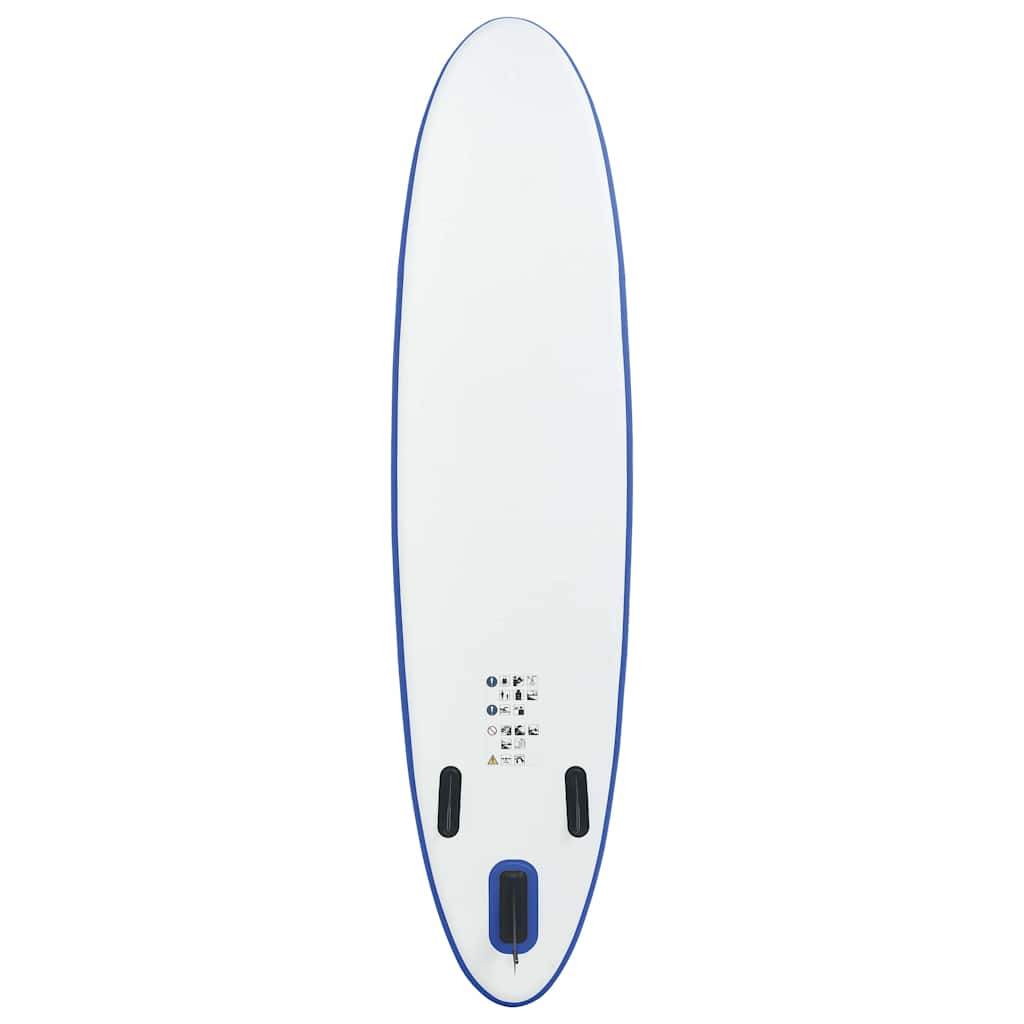 Stand Up Paddleboardset opblaasbaar blauw en wit