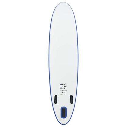Stand Up Paddleboardset opblaasbaar blauw en wit