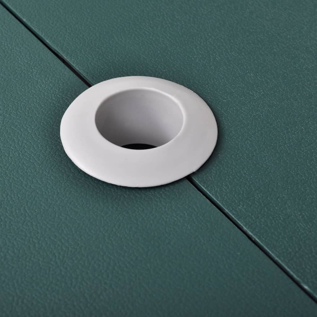 Campingset inklapbaar lichtgewicht 120x60 cm aluminium groen