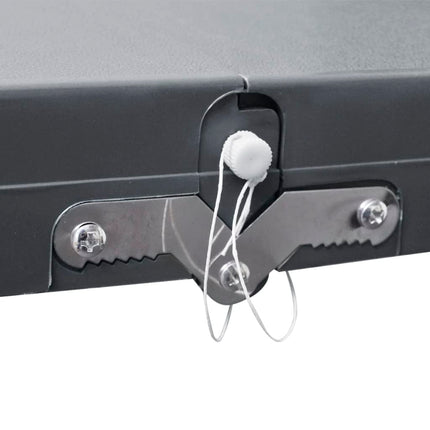 Campingset Inklapbaar Lichtgewicht 120X60 Cm Aluminium Grijs