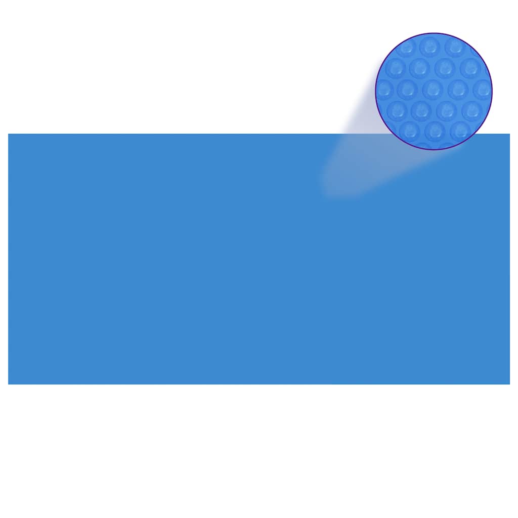 Zonne Pool Dek 110 Μm Vierkant Pe Blauw