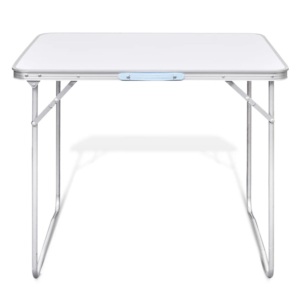 Campingtafel inklapbaar met metalen frame 80 x 60 cm
