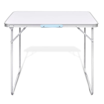 Campingtafel inklapbaar met metalen frame 80 x 60 cm