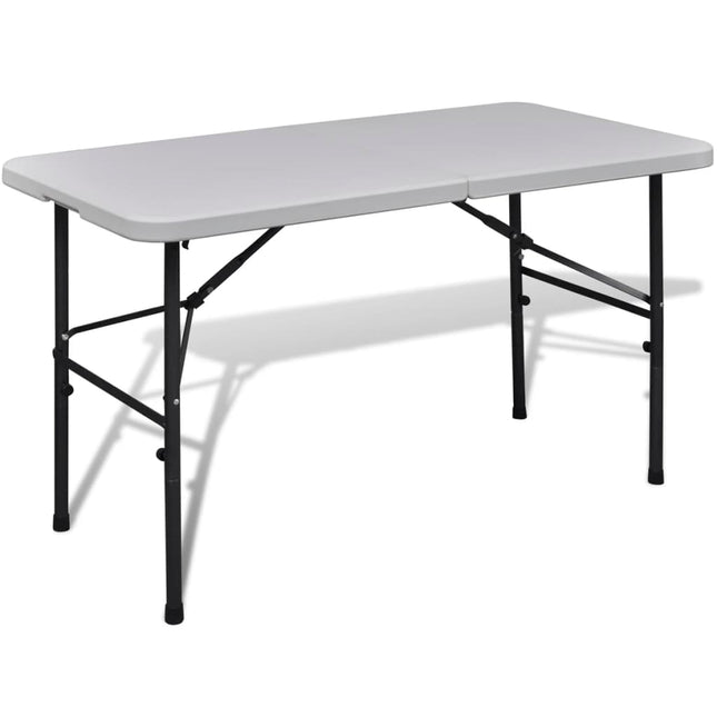 Klaptafel Voor Buiten 122 Cm Hdpe Wit