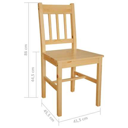 Eetkamerstoelen Grenenhout