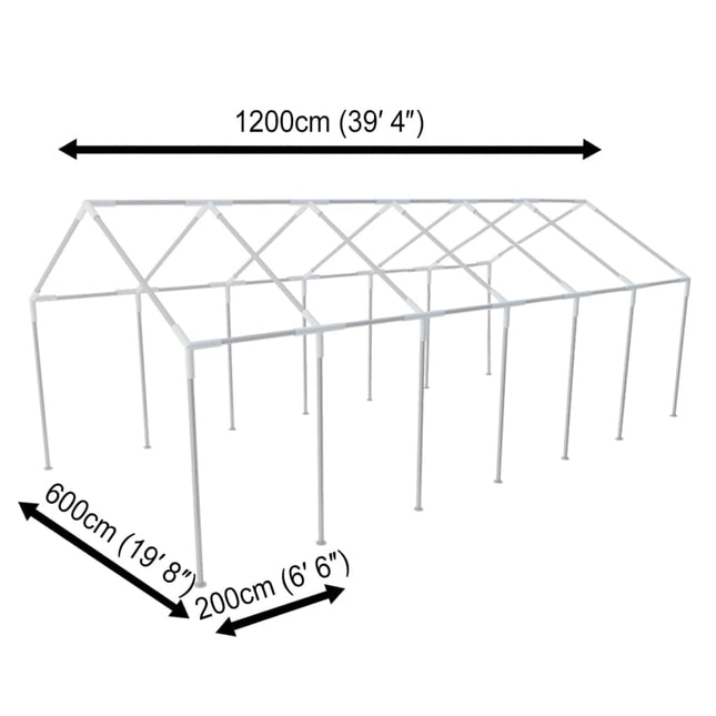 Stalen Frame Voor Een Party Tent 12 X 6 M