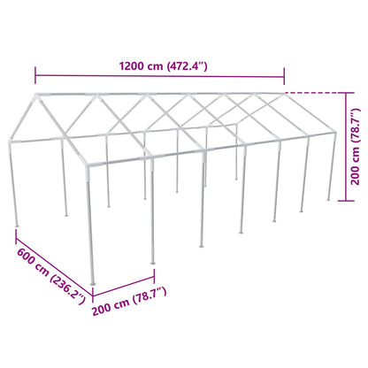 Panelen Voor Een Party Tent (Boven- En Zijpanelen) 12 X 6 M