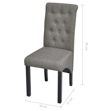 Eetkamerstoelen Stof