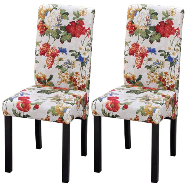 Eetkamerstoelen Stof Meerkleurig
