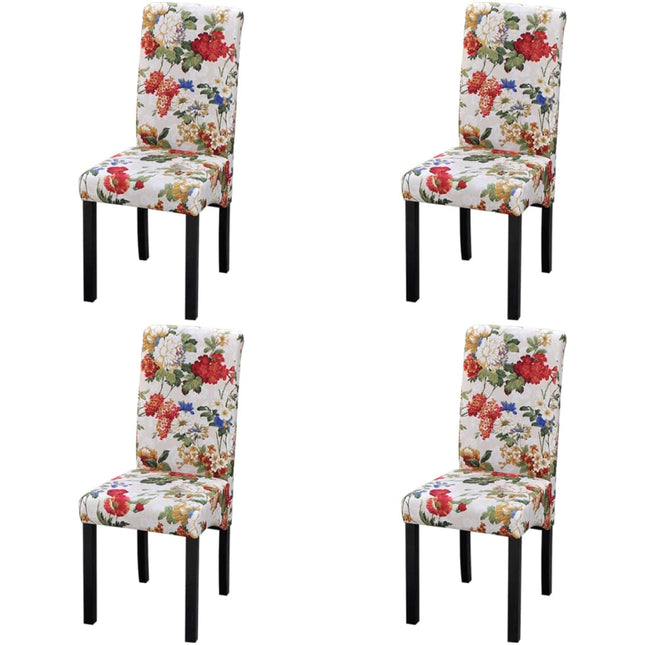 Eetkamerstoelen Stof Meerkleurig