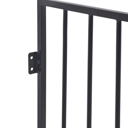 Openhaardhek Staal Zwart