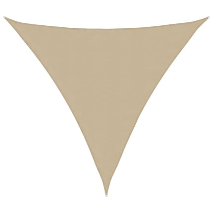 Zonnescherm Driehoekig 2,5X2,5X3,5 M Oxford Stof Beige