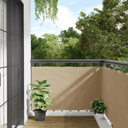 Balkonscherm Oxford Stof Beige