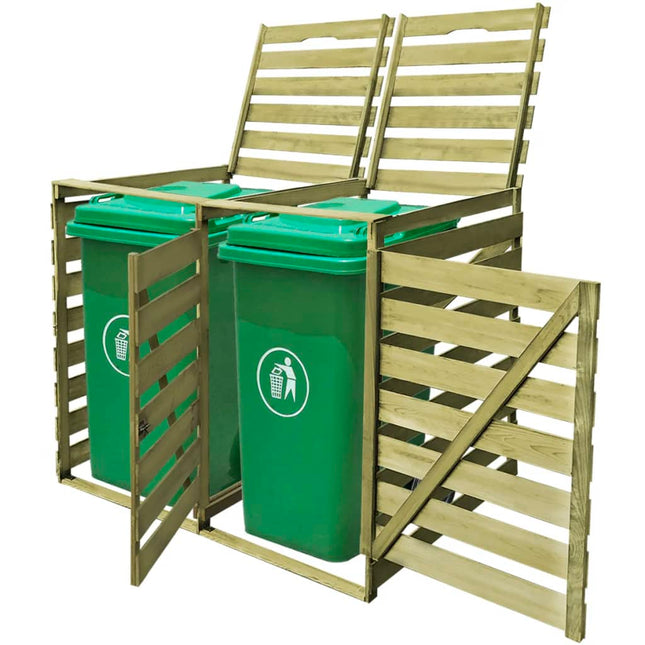 Containerberging Enkel 240 L Geïmpregneerd Hout
