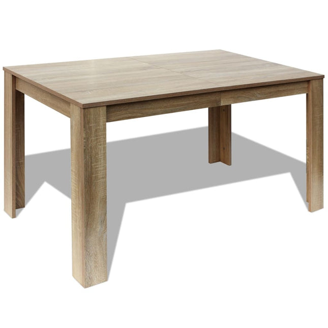 Eettafel 140X80X75 Cm Eikenkleurig