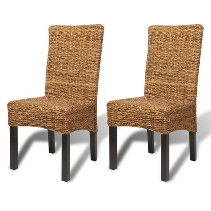 Eetkamerstoelen Abaca En Massief Mangohout