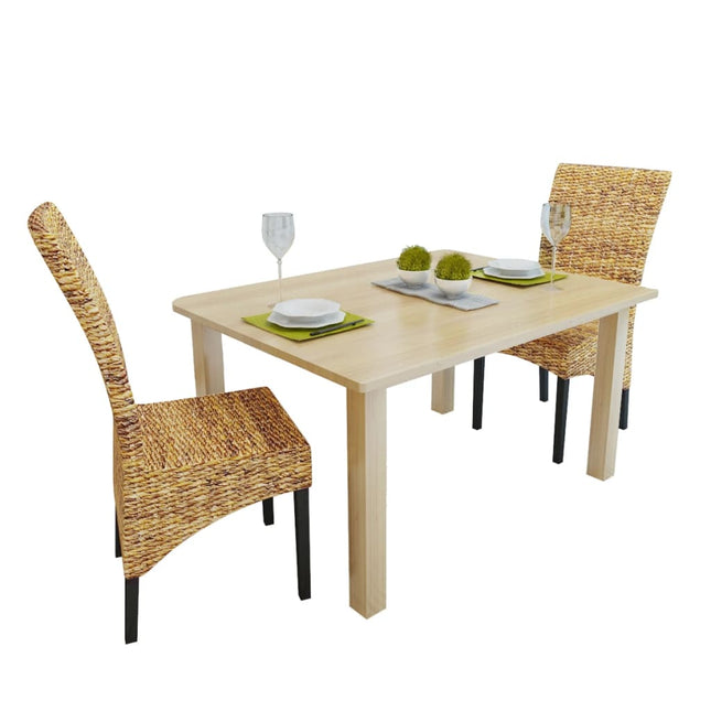 Eetkamerstoelen Abaca En Massief Mangohout