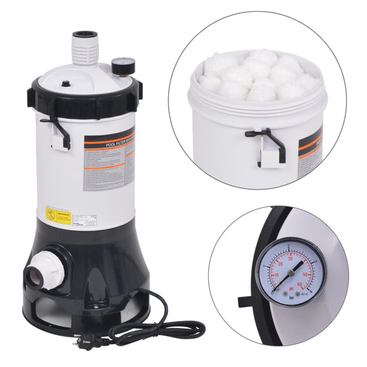 Zwembadfilterpomp Voor Zwembaden 185 W 4,4 M³/U