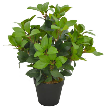 Kunstplant met pot laurierboom 40 cm groen