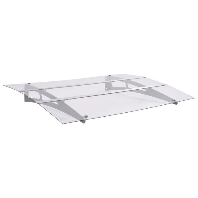 Deurluifel Polycarbonaat Zilverkleurig En Transparant