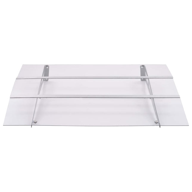 Deurluifel Polycarbonaat Zilverkleurig En Transparant