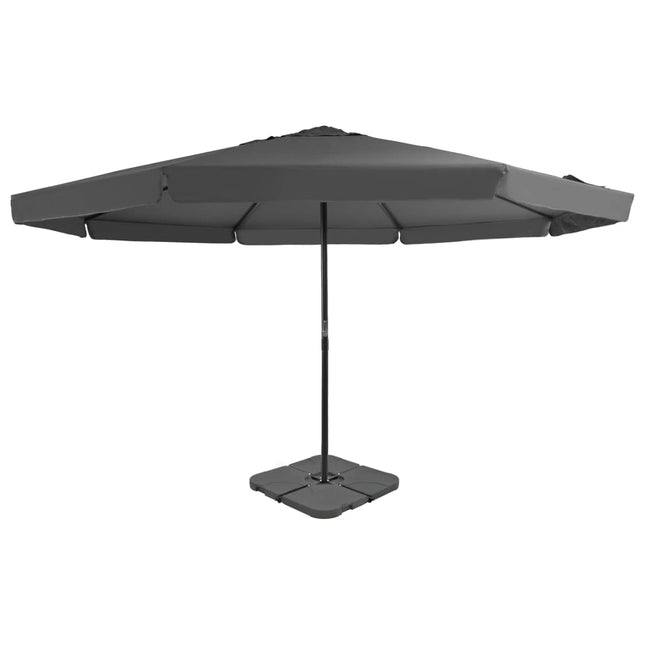 Parasol Met Draagbare Voet Kleurig