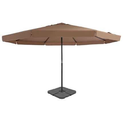 Parasol Met Draagbare Voet Kleurig