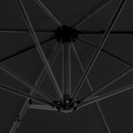 Parasol Met Draagbare Voet Kleurig