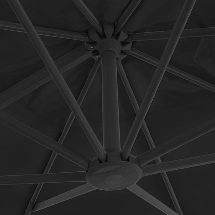 Parasol Met Draagbare Voet Kleurig