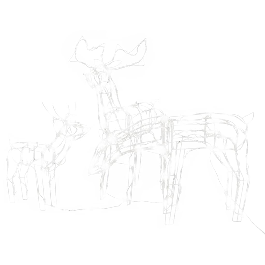 3-delige Kerstverlichting rendieren 229 LED's