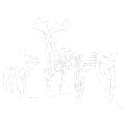 3-delige Kerstverlichting rendieren 229 LED's