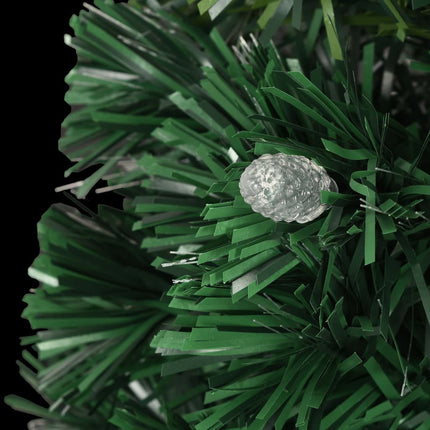 Voorverlichte Kerstboom Met Standaard En Led 120 Cm Glasvezel
