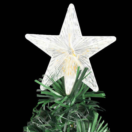 Voorverlichte Kerstboom Met Standaard En Led 210 Cm Glasvezel