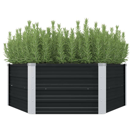 Plantenbak Verhoogd 129X45 Cm Gegalvaniseerd Staal Kleur