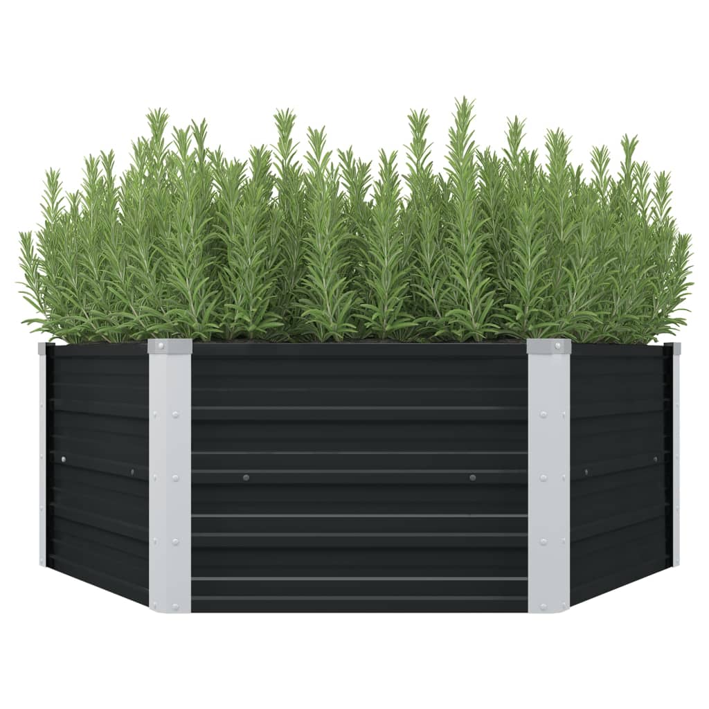 Plantenbak Verhoogd 129X129X45Cm Gegalvaniseerd Staal