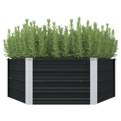 Plantenbak Verhoogd 129X129X45Cm Gegalvaniseerd Staal
