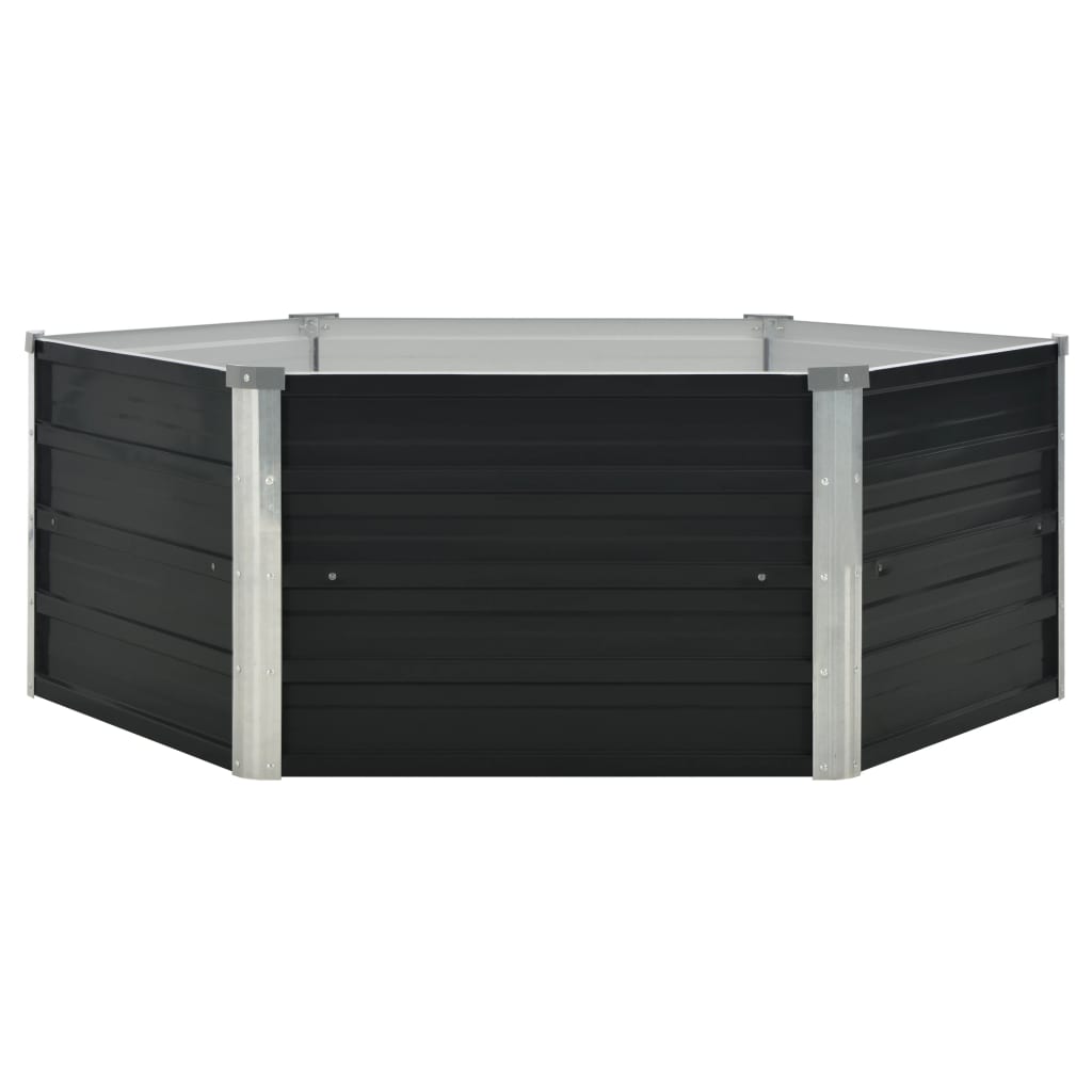 Plantenbak Verhoogd 129X129X45Cm Gegalvaniseerd Staal
