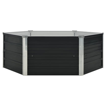 Plantenbak Verhoogd 129X129X45Cm Gegalvaniseerd Staal