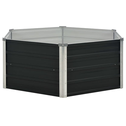 Plantenbak Verhoogd 129X129X45Cm Gegalvaniseerd Staal