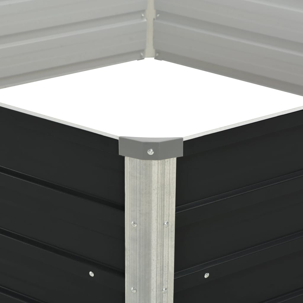 Plantenbak Verhoogd 129X129X45Cm Gegalvaniseerd Staal