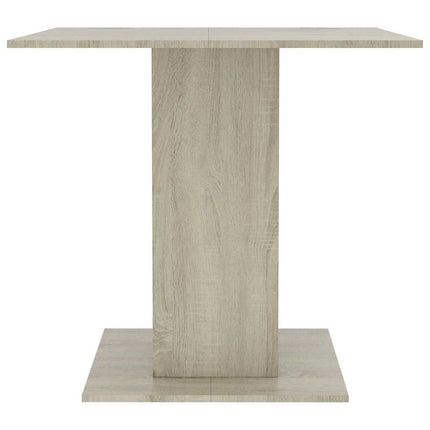 Eettafel 80X80X75 Cm Bewerkt Hout Kleurig