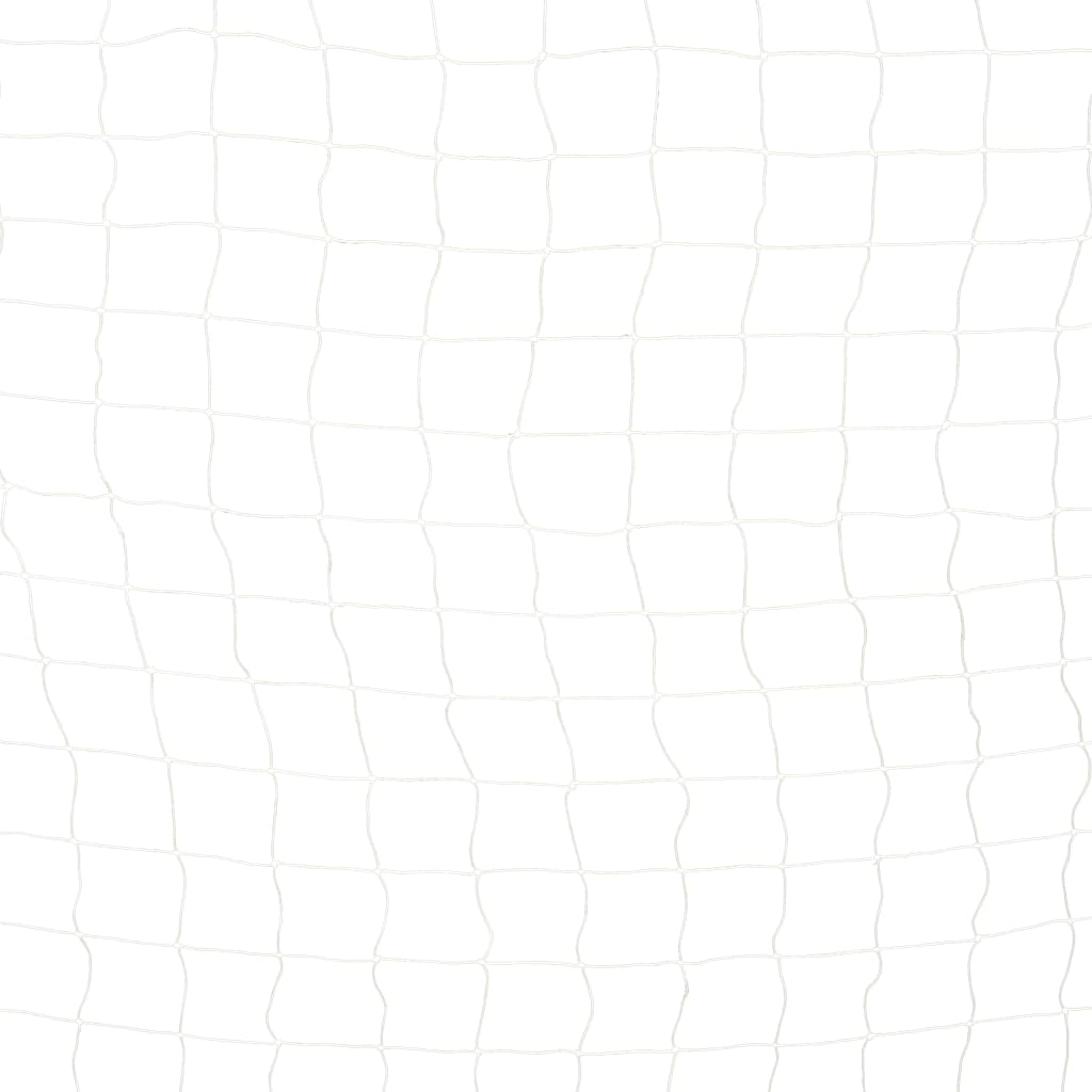 Voetbaldoel 300x160x90 cm metaal zwart en wit