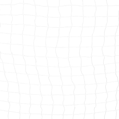 Voetbaldoel 300x200x90 cm metaal zwart en wit