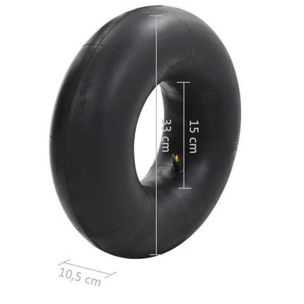 Kruiwagenbinnenbanden 2 St 15X6.00-6 Rubber